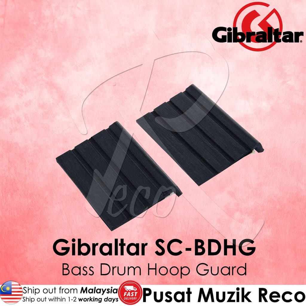 *Gibraltar SC-BDHG Rubber Bass Drum Hoop Guard - Reco Music Malaysia