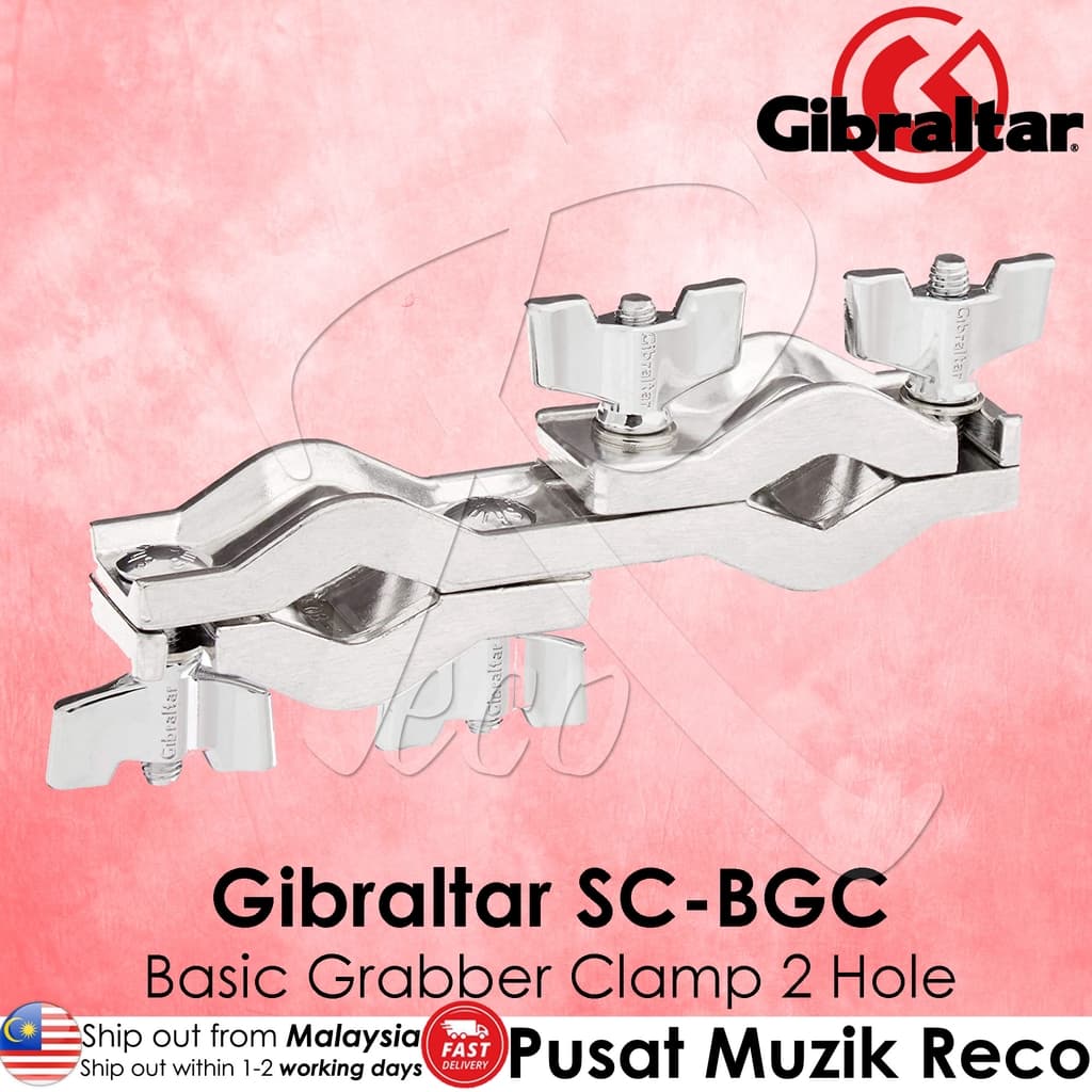 *Gibraltar SC-BGC Basic Grabber Clamp 2 Hole - Reco Music Malaysia