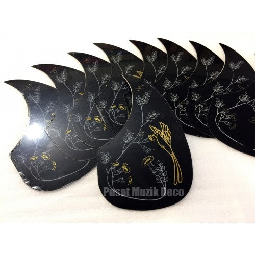 RM H38G 38in Acoustic Guitar Pickguard - Gold Bird -Reco Music Malaysia