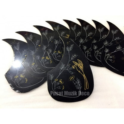 RM H38G 38in Acoustic Guitar Pickguard - Gold Bird -Reco Music Malaysia