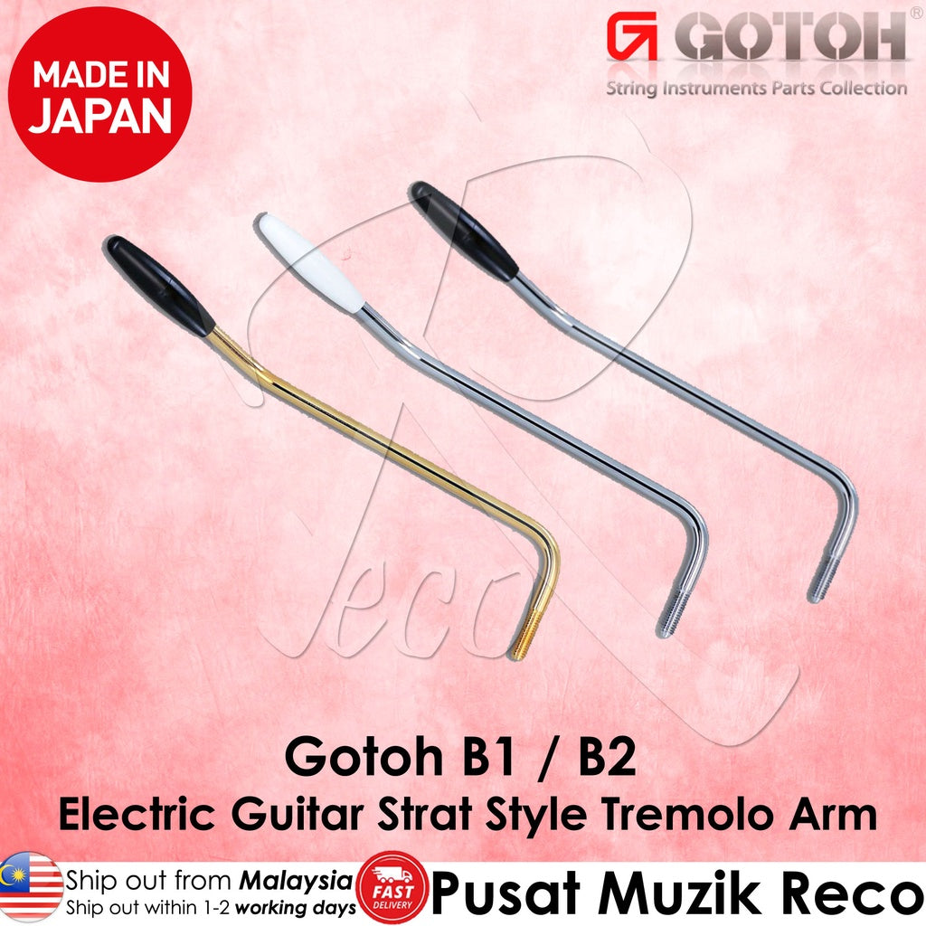 Gotoh B2-GG American Fender Style Tremolo Arm with 10-32 Thread (Gold) - Reco Music Malaysia