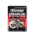 *Jim Dunlop SLS1031N Straplok Dual Design Strap Retainer System, Nickel - Reco Music Malaysia