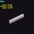 RM GF-0786 Guitar BLANK BONE Nut / Saddle - Reco Music Malaysia