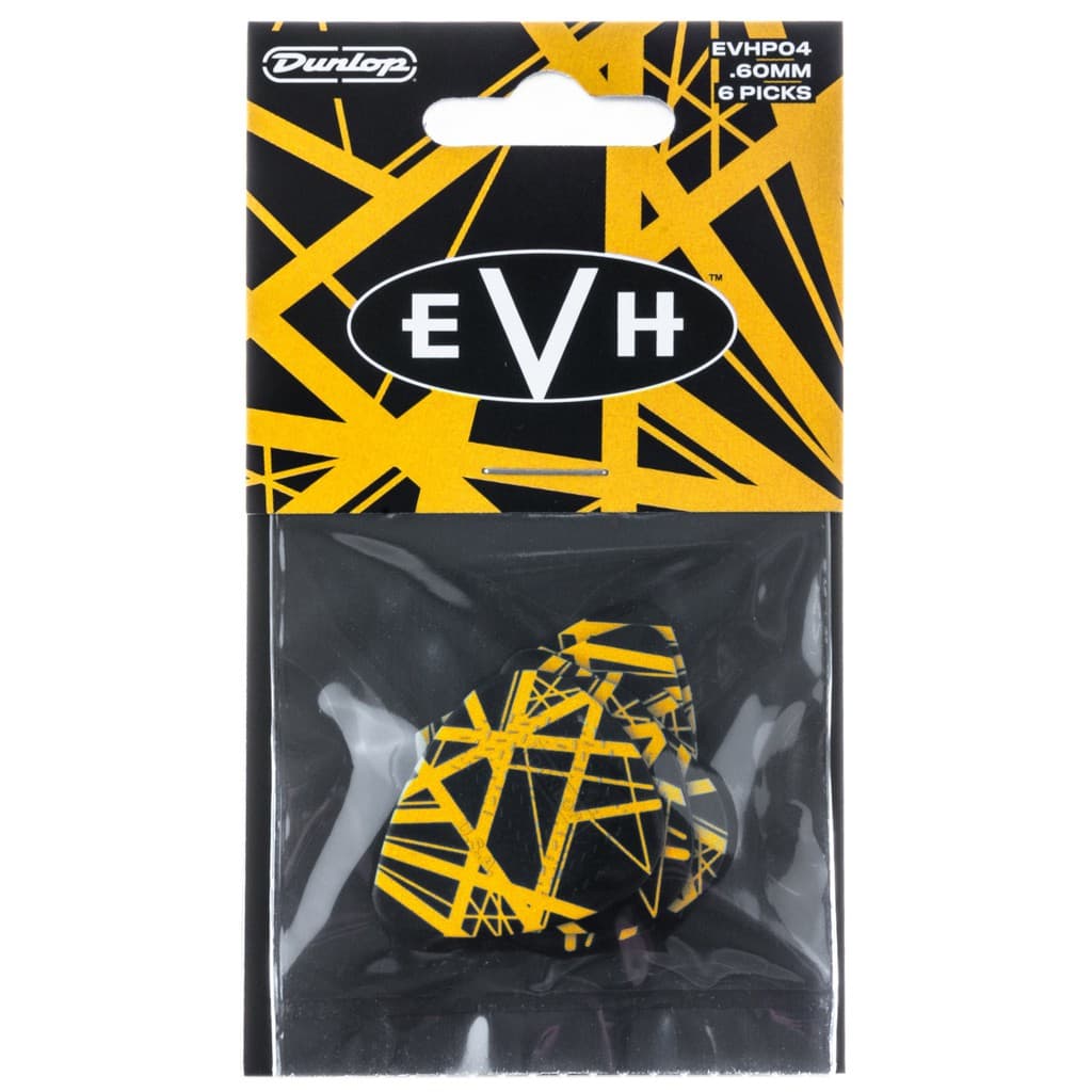 *Jim Dunlop EVHP04 Eddie Van Halen EVH VH II Pick, 6-Pack - Reco Music Malaysia