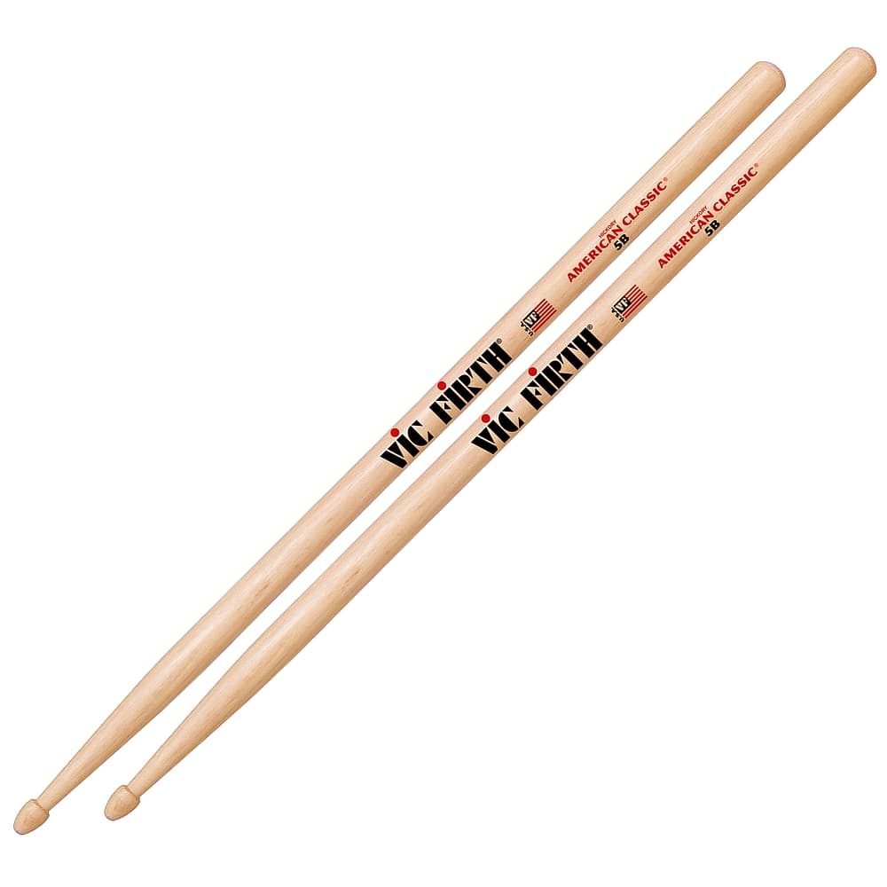 *Vic Firth American Classic Drumsticks, 5B, Wood Tip - Reco Music Malaysia