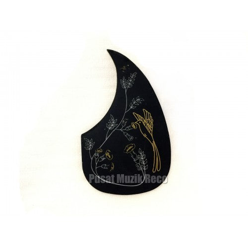 RM H38G 38in Acoustic Guitar Pickguard - Gold Bird -Reco Music Malaysia
