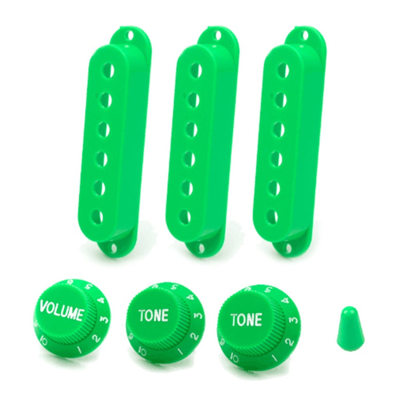RM GM5320 Electric Guitar SSS Plastic Pickup Cover with Knob and Switch Tip 48mm 50mm 52mm
