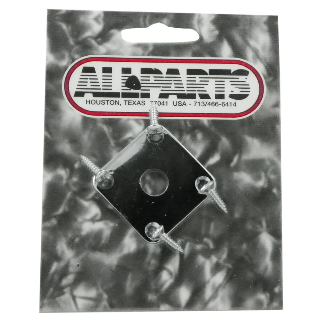 Allparts AP0633-010 Electric Guitar Chrome Square Metal Jackplate for Les Paul - Reco Music Malaysia