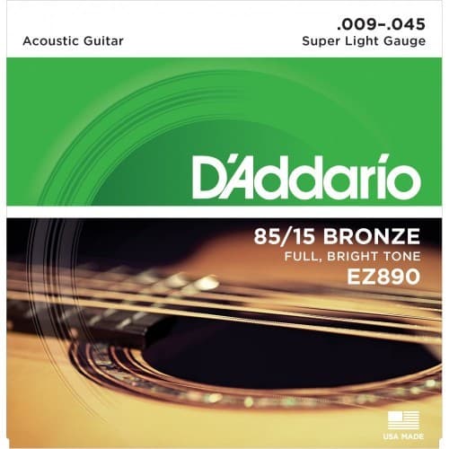 *D'Addario EZ890 85/15 Bronze Acoustic Guitar Strings - Reco Music Malaysia