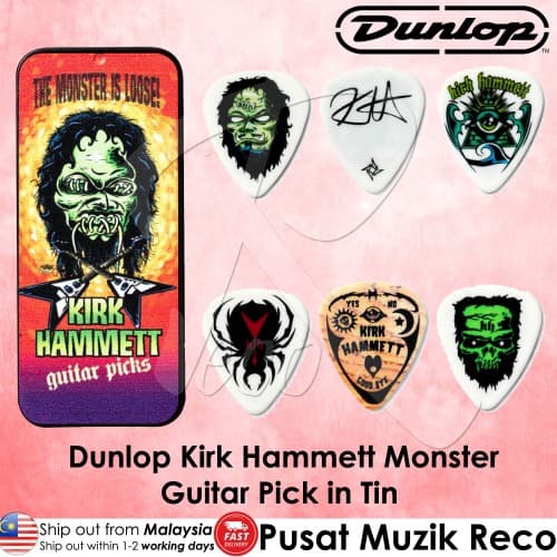Jim Dunlop KH01T088 Kirk Hammett Pick Tin - Reco Music Malaysia