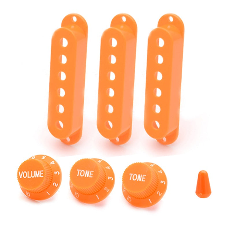 RM GM5320 Electric Guitar SSS Plastic Pickup Cover with Knob and Switch Tip 48mm 50mm 52mm