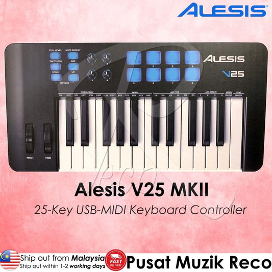 *Alesis V25 MK2 25-key USB MIDI Controller - Reco Music Malaysia
