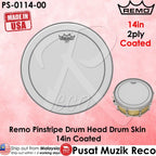 *Remo PS-0114-00 Coated Pinstripe 14" Drum Head - Reco Music Malaysia