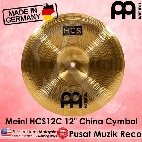 *Meinl HCS12CH 12" HCS China Cymbal - Reco Music Malaysia