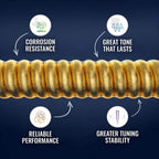 *Elixir 14677 Nanoweb Stainless Steel 4 String Electric Bass Strings 45-105 - Reco Music Malaysia