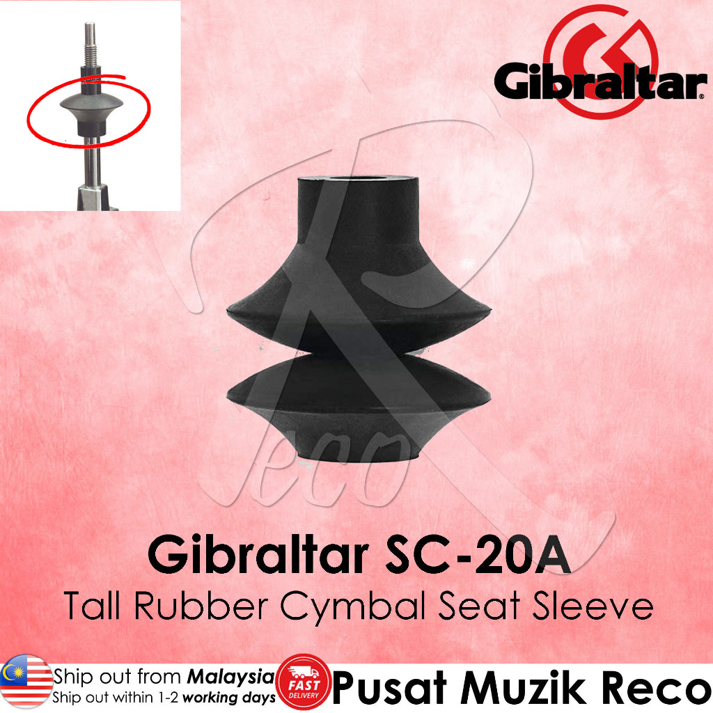 Gibraltar SC-20A Tall Rubber Cymbal Seat Sleeve - Reco Music Malaysia