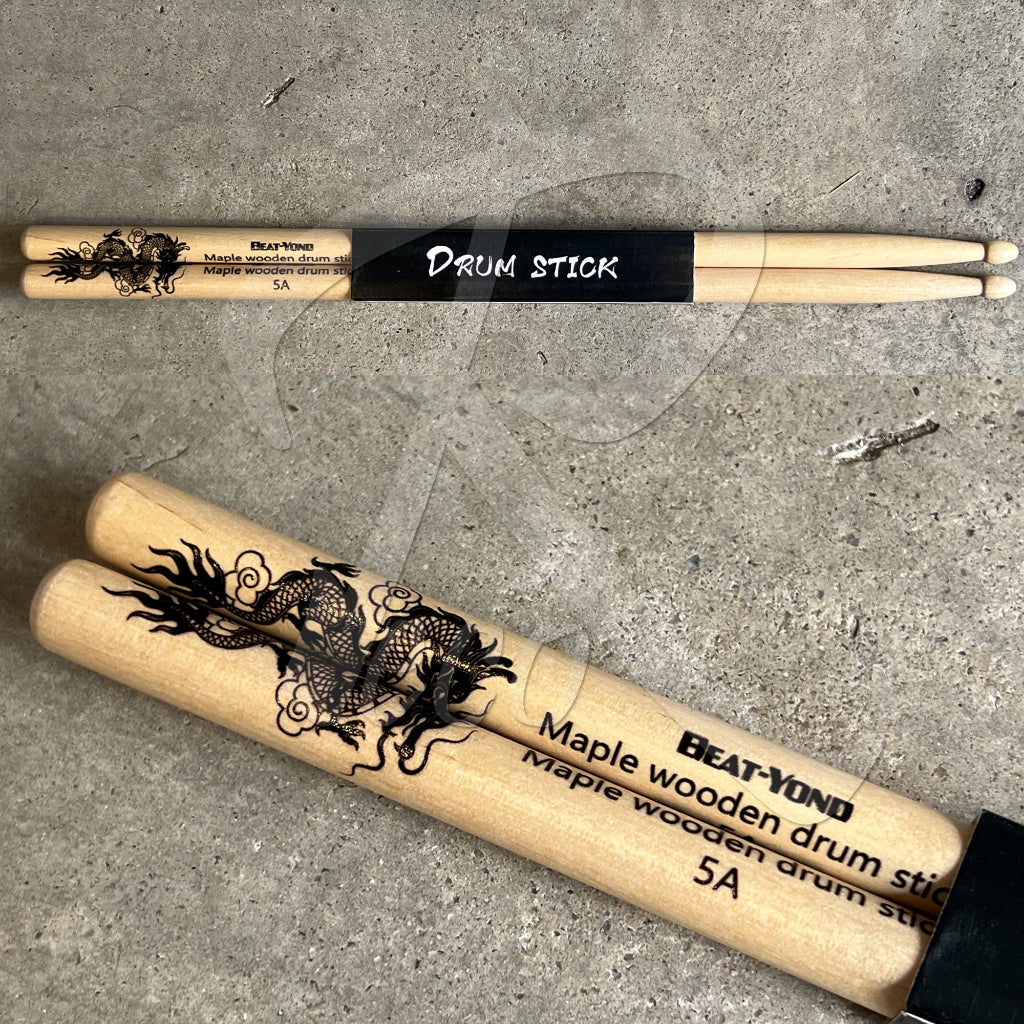 RM Maple Wood Tear Drop Tip Drum Sticks Budget Colorful 5A Drumstick