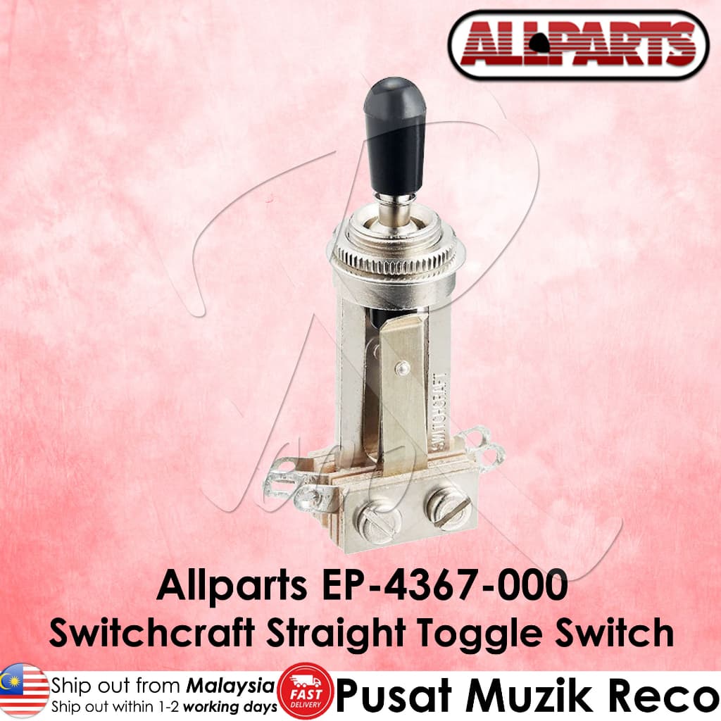 *ALLPARTS EP-4367-000 Switchcraft Straight Toggle Switch - Reco Music Malaysia