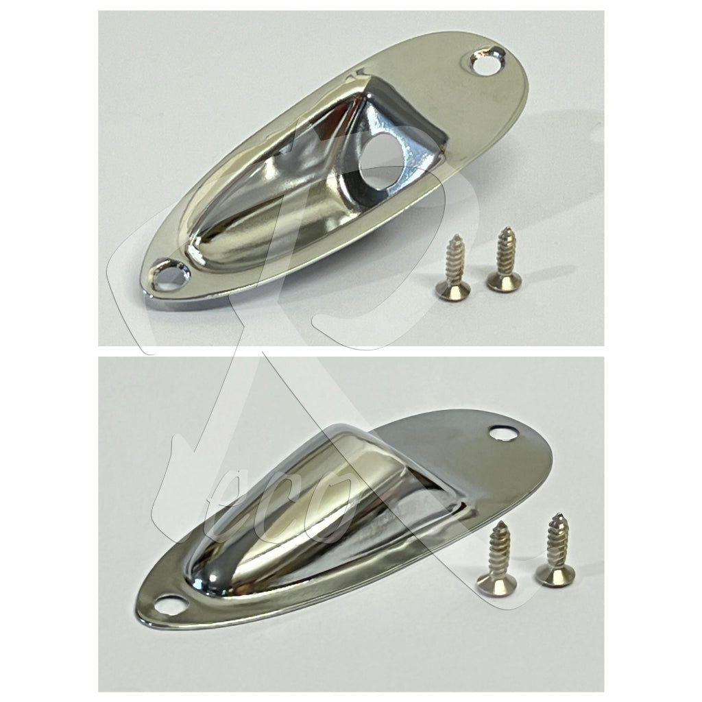 RM Strat Electric Guitar Boat Style Jack Plate + Output Jack Socket Plate - Reco Music Malaysia