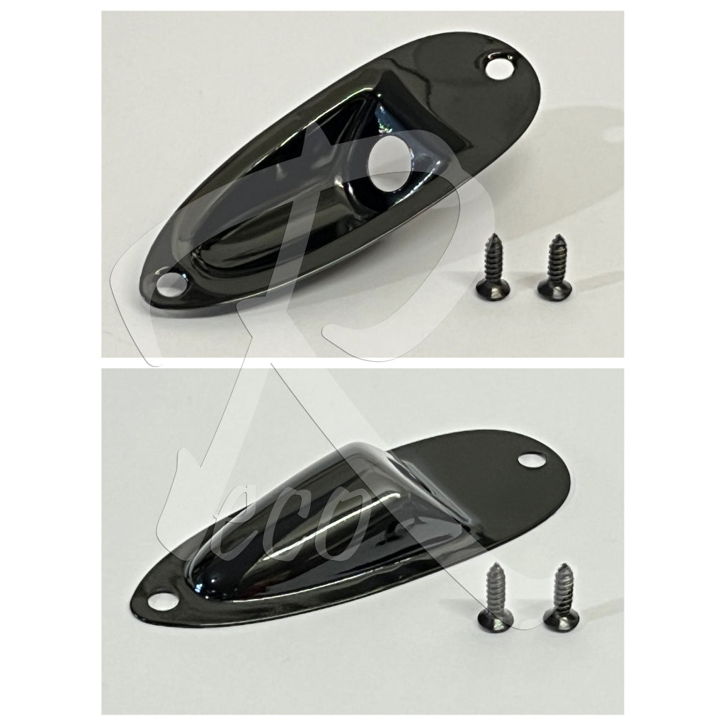 RM Strat Electric Guitar Boat Style Jack Plate + Output Jack Socket Plate - Reco Music Malaysia