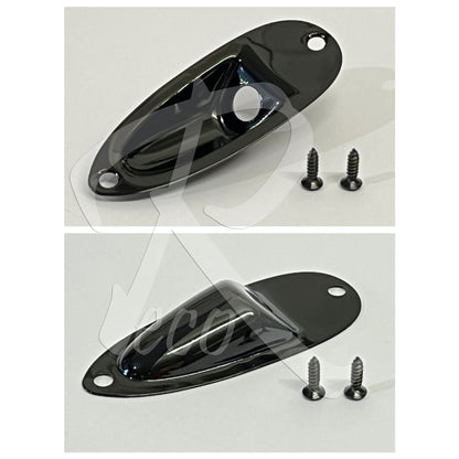 RM Strat Electric Guitar Boat Style Jack Plate + Output Jack Socket Plate - Reco Music Malaysia