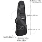 *RM RBB300-JC-B2213 20mm Thick Padded Electric BASS Guitar Bag - Reco Music Malaysia