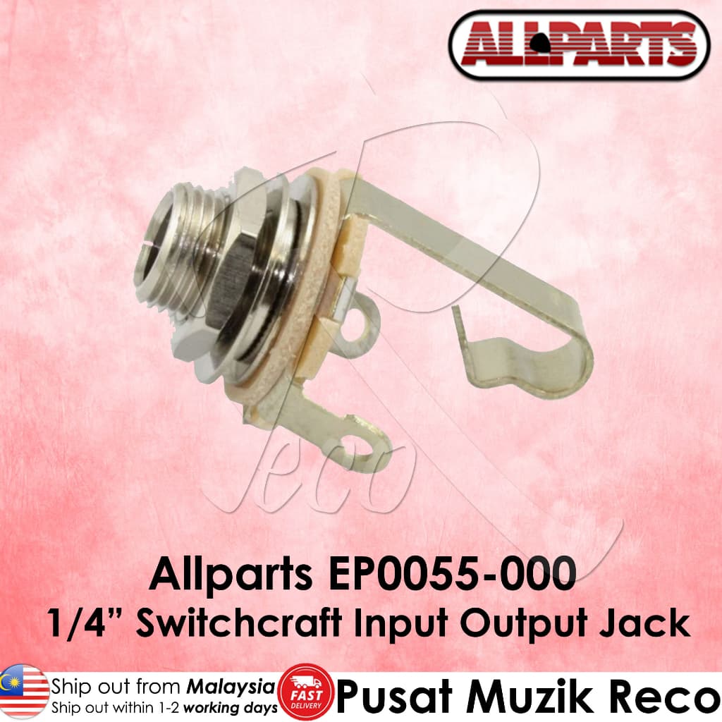 *ALLPARTS EP-0055-B00 Switchcraft Input Jack - Reco Music Malaysia