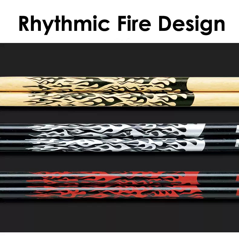 Tama 5BF BS Rhythmic Fire Japanese Oak 5B Black Drumsticks - Reco Music Malaysia