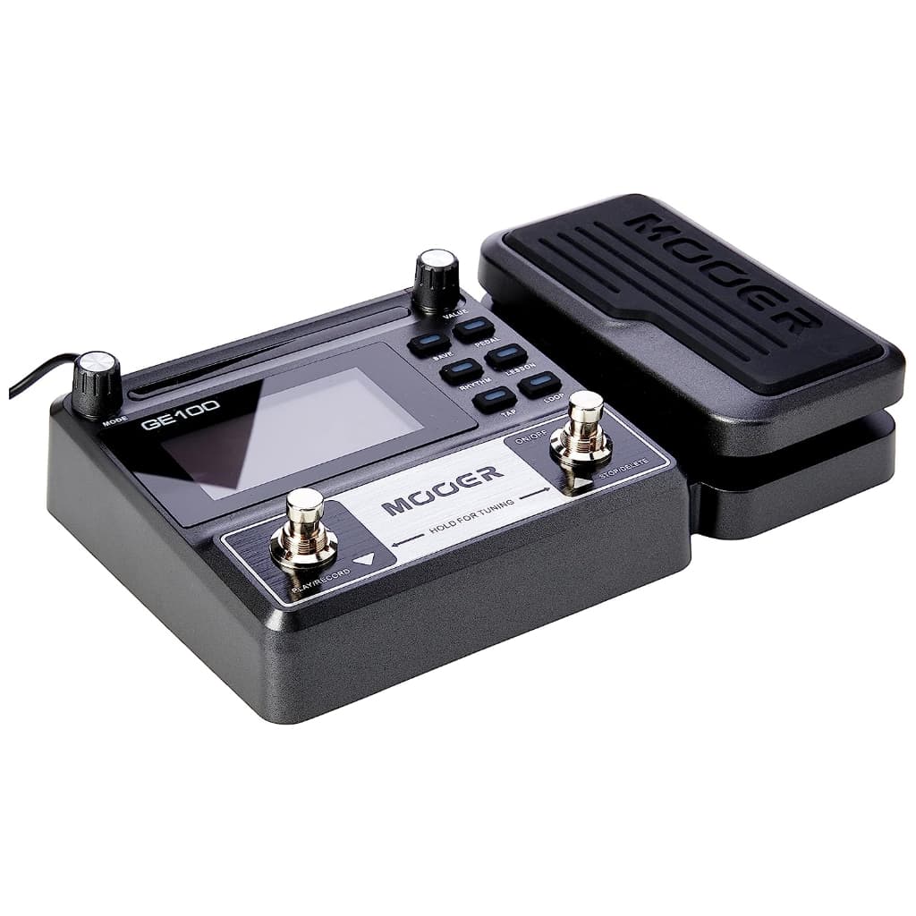 *Mooer GE100 Guitar Multi-Effects Pedal With Adaptor (GE-100 / GE 100) - Reco Music Malaysia