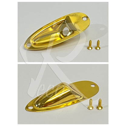 RM Strat Electric Guitar Boat Style Jack Plate + Output Jack Socket Plate - Reco Music Malaysia