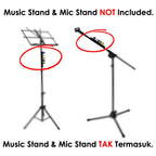 *Alice A010D Microphone Stand Rubber Guitar Pick Holder - Reco Music Malaysia