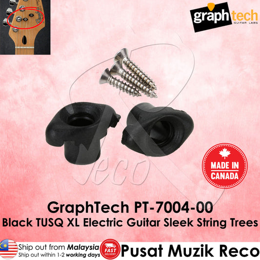 Graph Tech PT-7004-00 Black TUSQ XL Sleek String Trees - Reco Music Malaysia
