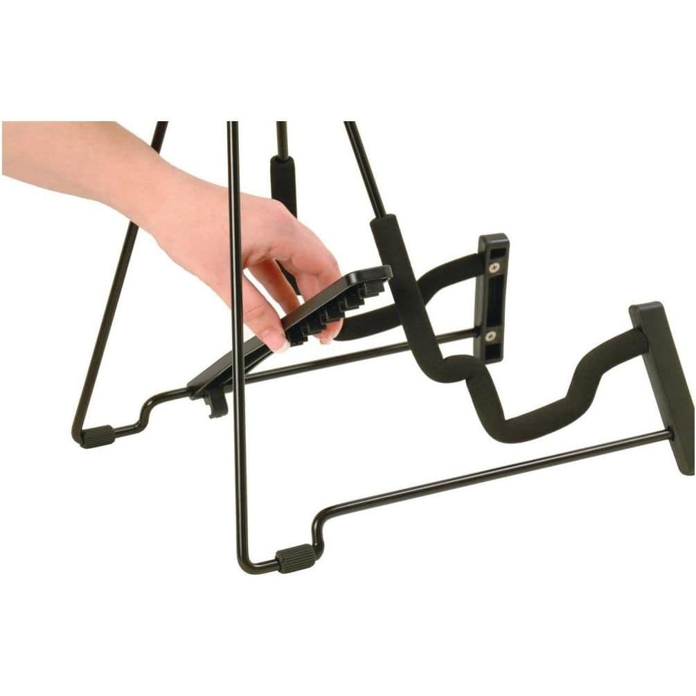 *On Stage GS7655 Wire Folding  Guitar Stand, Black - Reco Music Malaysia