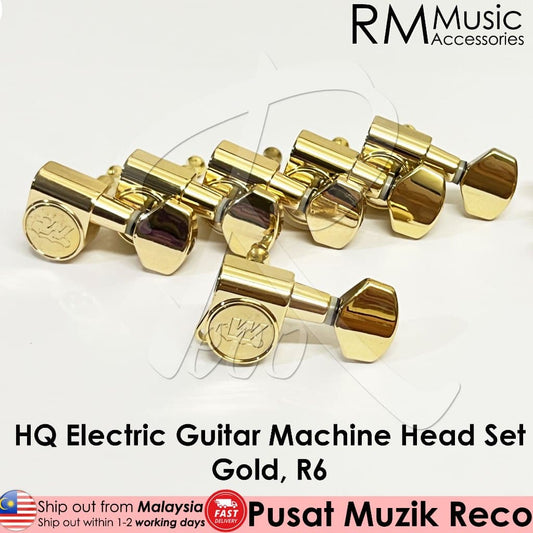 *RM Wilkinson Gold WJN-07 Electric Guitar Machine Head 6 In Line GOLD - Reco Music Malaysia