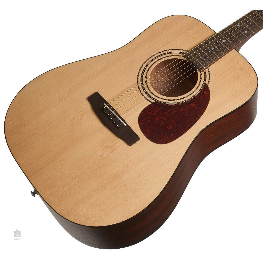 *Cort Earth 60 Acoustic Guitar with Bag, Open Pore - Reco Music Malaysia