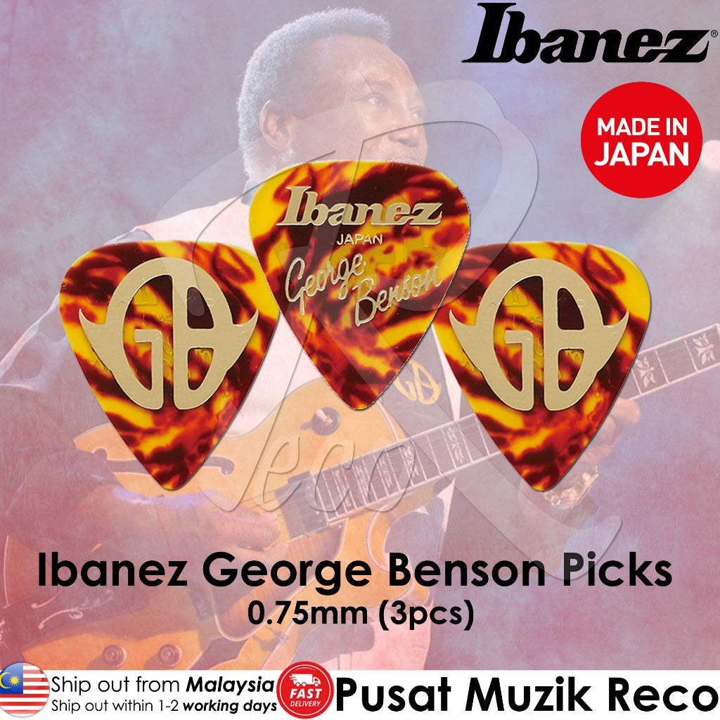 Ibanez 1100GB George Benson Signature Guitar Pick (3pcs) - Reco Music Malaysia