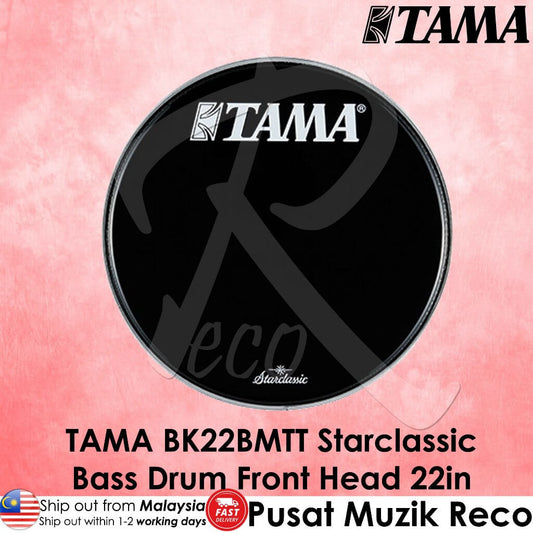 Tama BK22BMTT Starclassic Logo 22" Front Head - Black