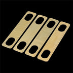 RM GM6329 4x Guitar Neck Shims Brass, 2x .2mm, 1x .5mm, 1x 1mm - Reco Music Malaysia