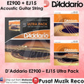 *D'Addario Ultra Pack EZ900 EJ15 Acoustic Guitar Strings Bundle - Reco Music Malaysia