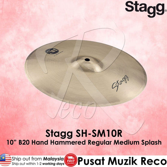 *Stagg SH-SM10R B20 10" SH Regular Medium Splash 10in - Reco Music Malaysia