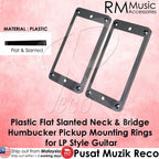 RM 7C-3696 Electric Guitar Humbucker Guitar Pickup Rings Neck and Bridge FLAT SLANTED