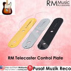 RM GM6763 Telecaster Control Plate Electric Guitar Chrome, Black, Gold - Reco Music Malaysia