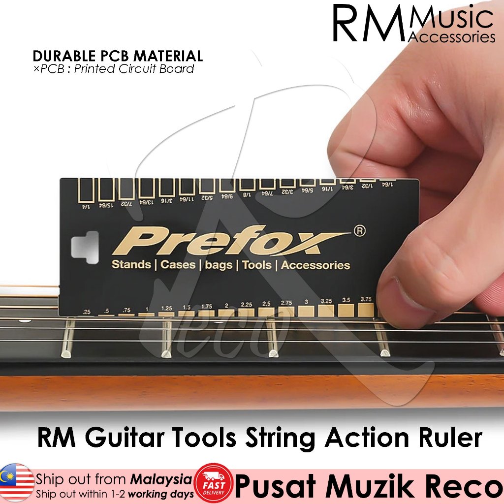 RM Guitar Tools Guitar String Action Ruler
