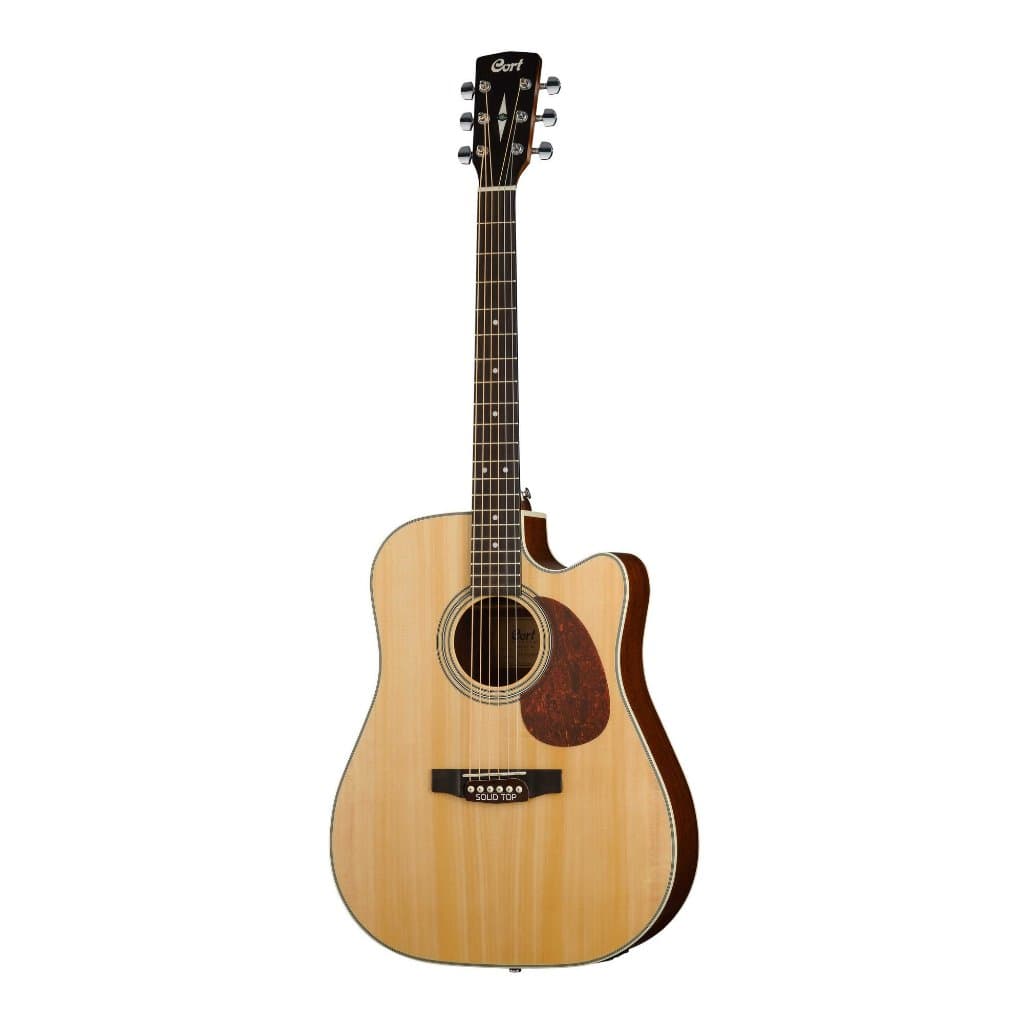*Cort MR600F Solid Top Acoustic Guitar With Gigbag - Reco Music Malaysia