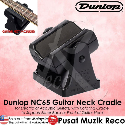 *Jim Dunlop NC65 Formula 65 Neck Cradle, Black - Reco Music Malaysia