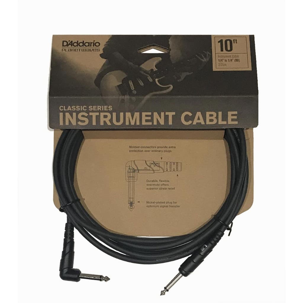 *D'Addario Planet Waves PW-CGTRA-10 10' Classic Series Instrument Cable - Reco Music Malaysia