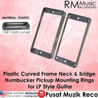 RM 7C-3698 Epiphone Les Paul Humbucker Pickup Ring Set Neck & Bridge Curved