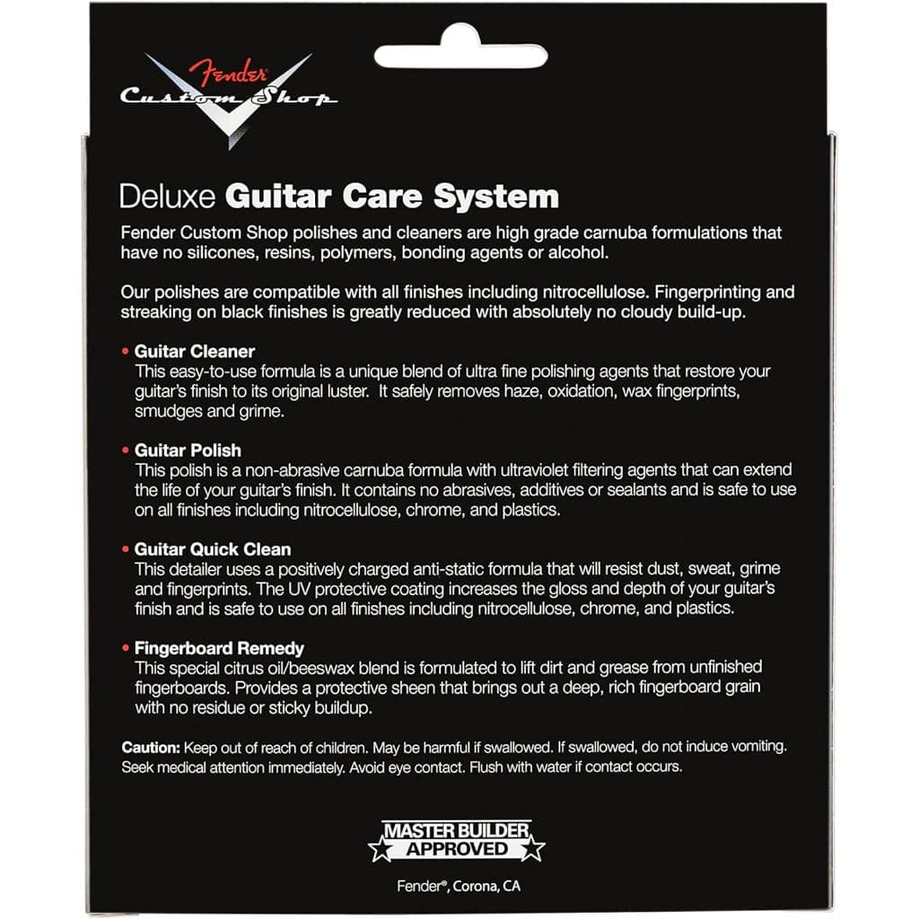 *Fender Deluxe Guitar Care System - 4 Pack - Reco Music Malaysia