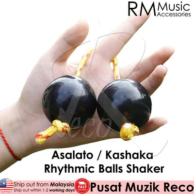 RM Asalato Kashaka Rhythmic Balls Shaker Percussion - Reco Music Malaysia