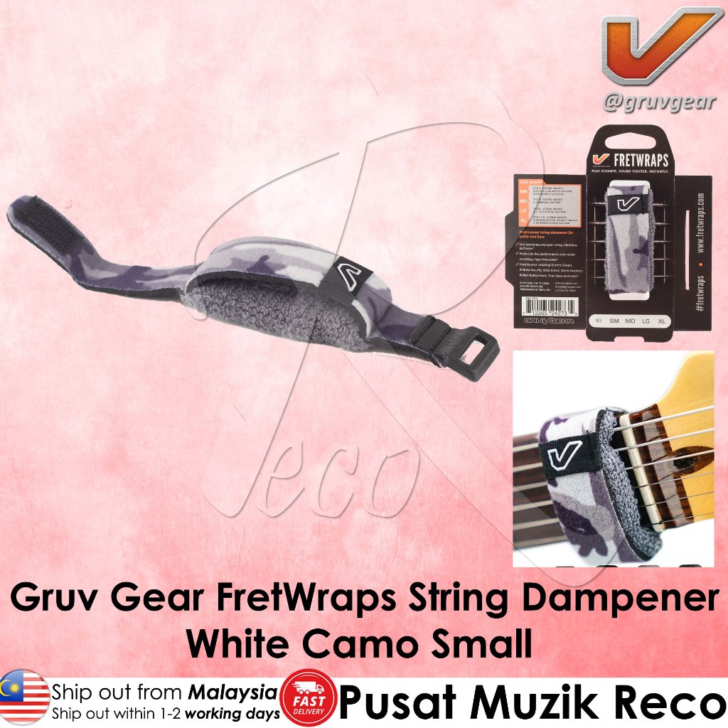 Gruv Gear FretWraps – String Noise Dampener for Guitar, Bass & Ukulele